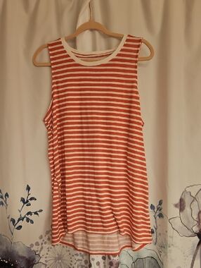 Maurices Punk & White Striped Tank